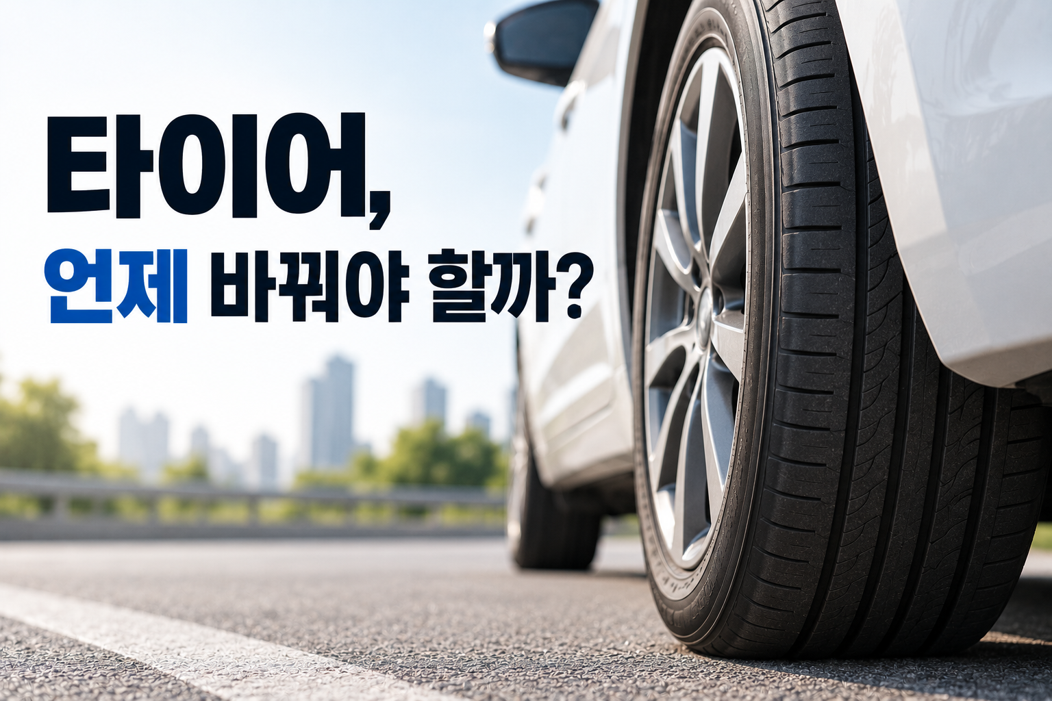 자동차 타이어 교체 시기｜마모 한계선부터 교체가 필요한 상태까지